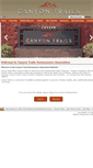 Mobile Screenshot of canyontrailshoa.com